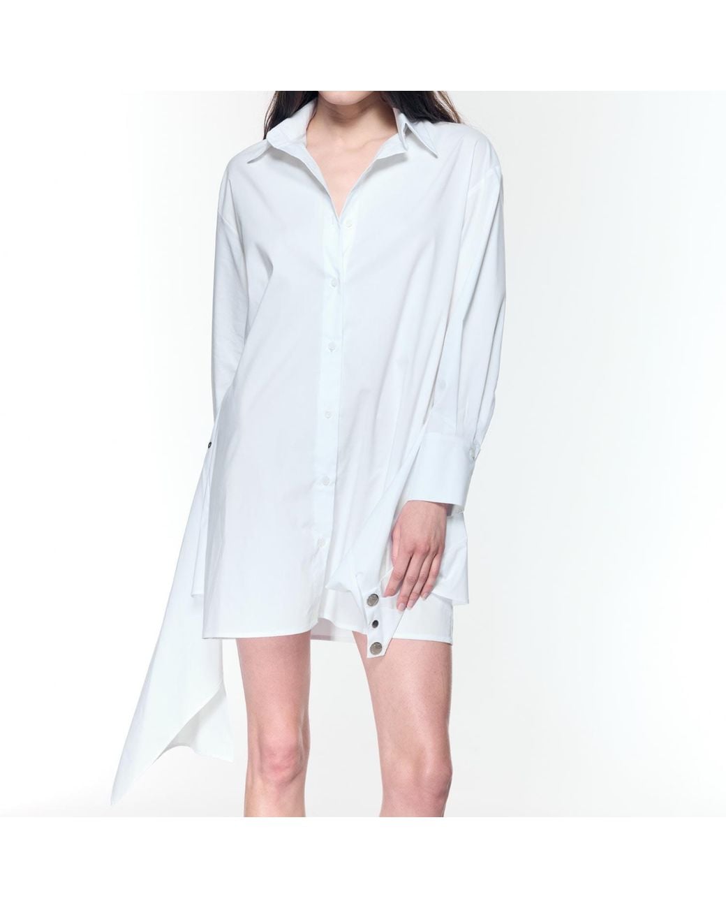 Mirimalist Blue Eddy Shirt Dress