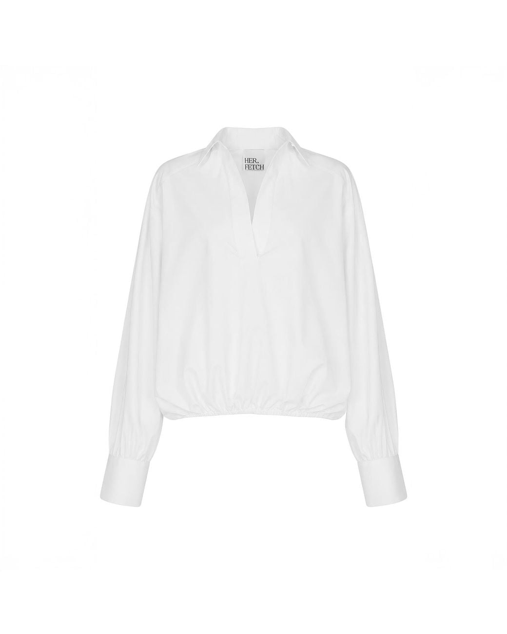 Herfetch White Oversize Basic Shirt