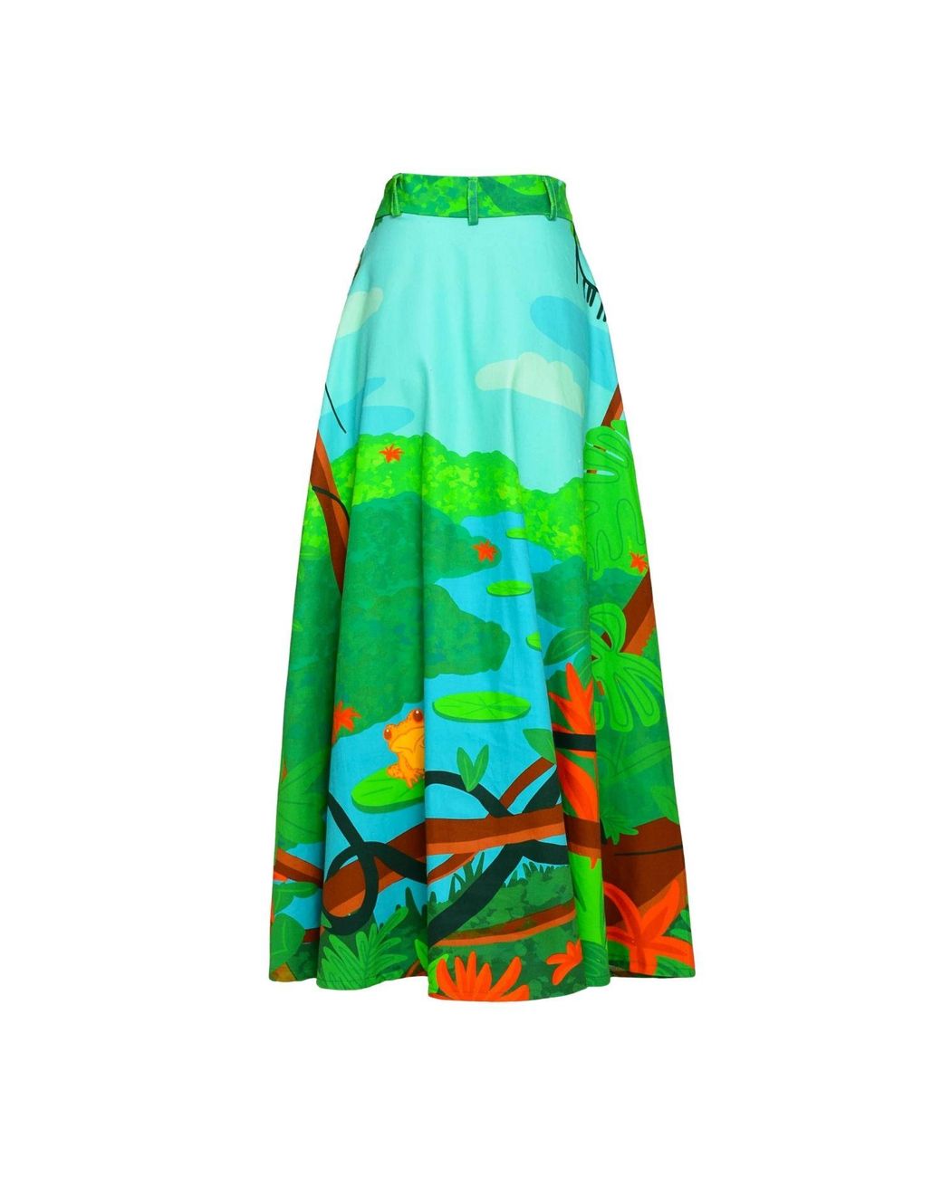 Pineapples Don't Have Sleeves Green Amacayacu National Park Skirt