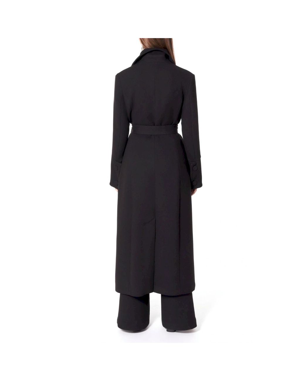 AGGI by HALEWSKI Black Tilda Designer Long Coat