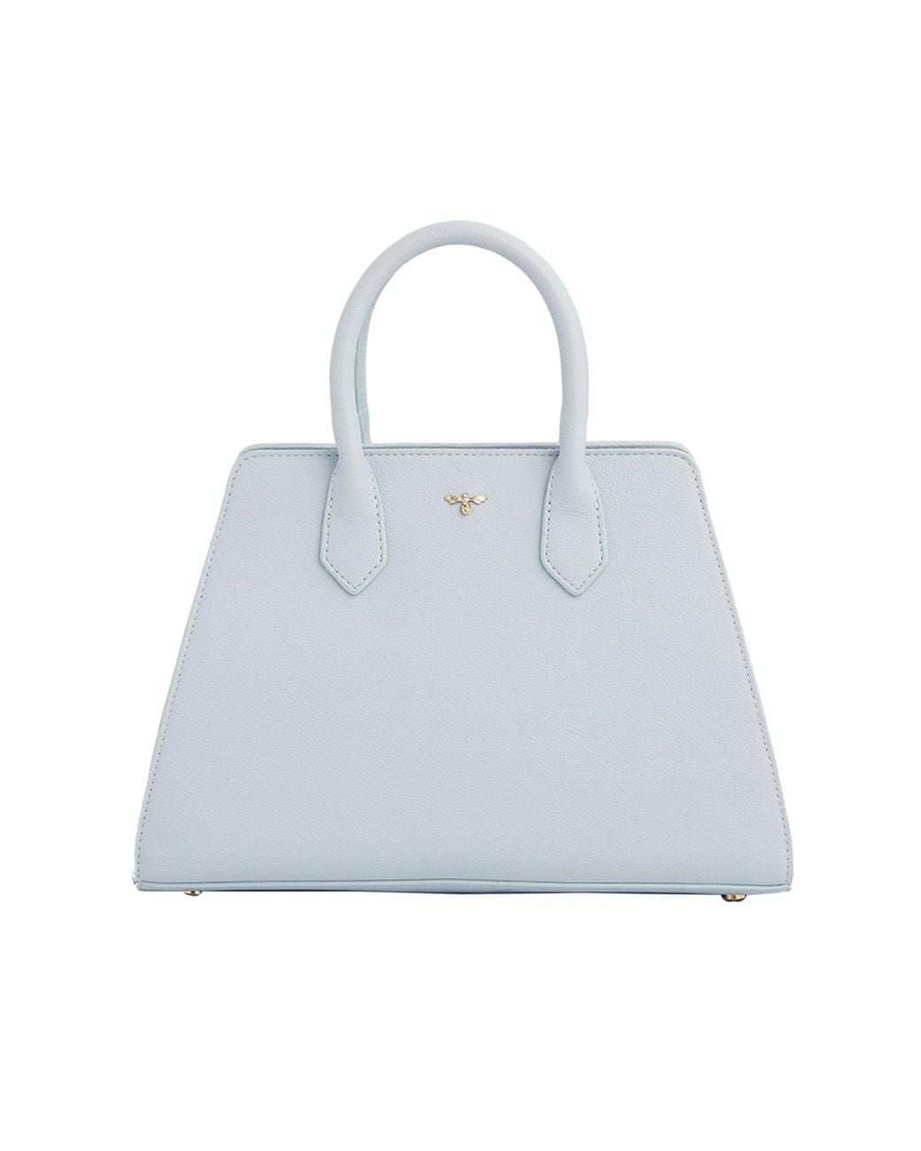 Fable England Blue Structured Tote Bag Medium