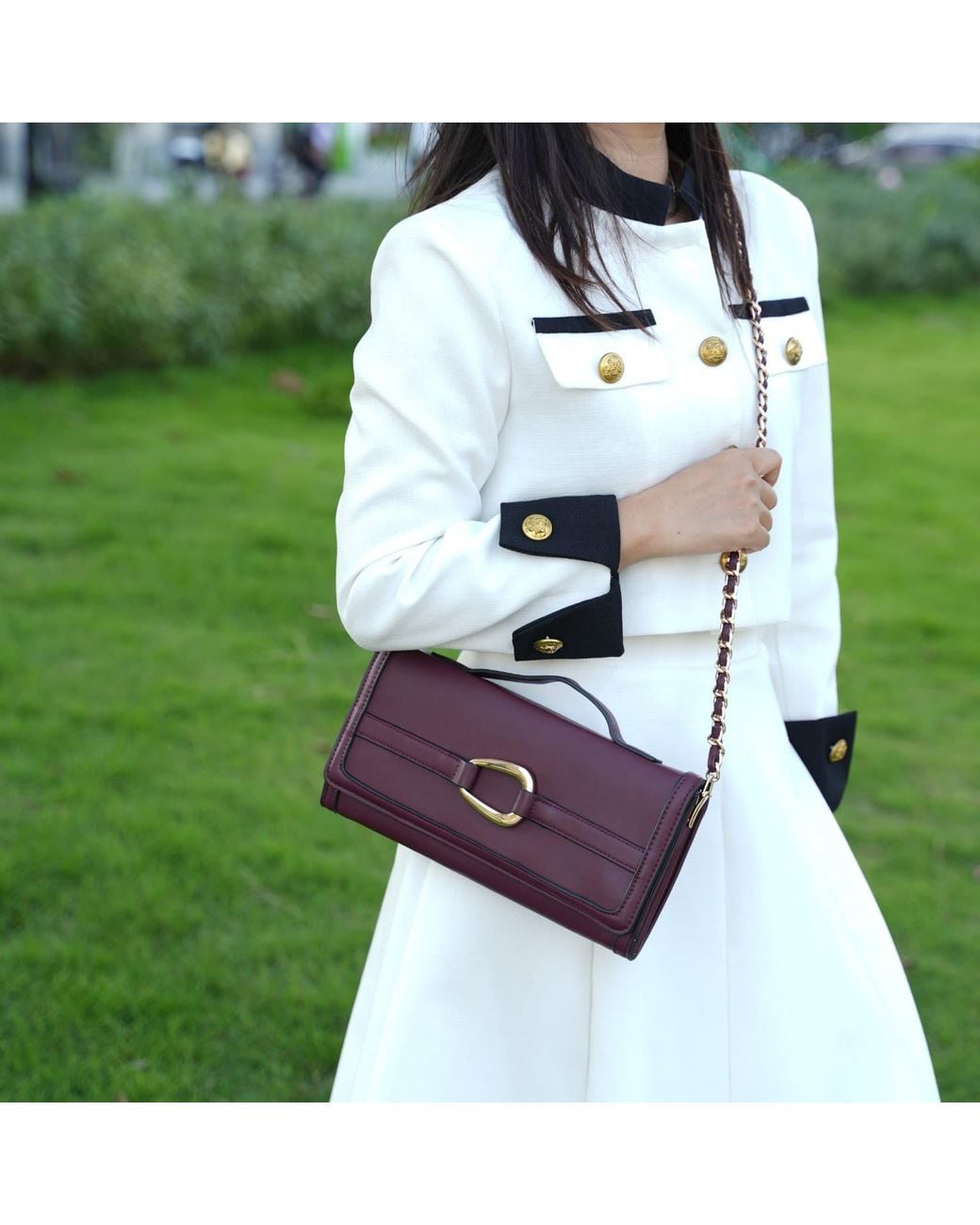 Mkf Collection - J'omor Purple Arlena Crossbody Bag
