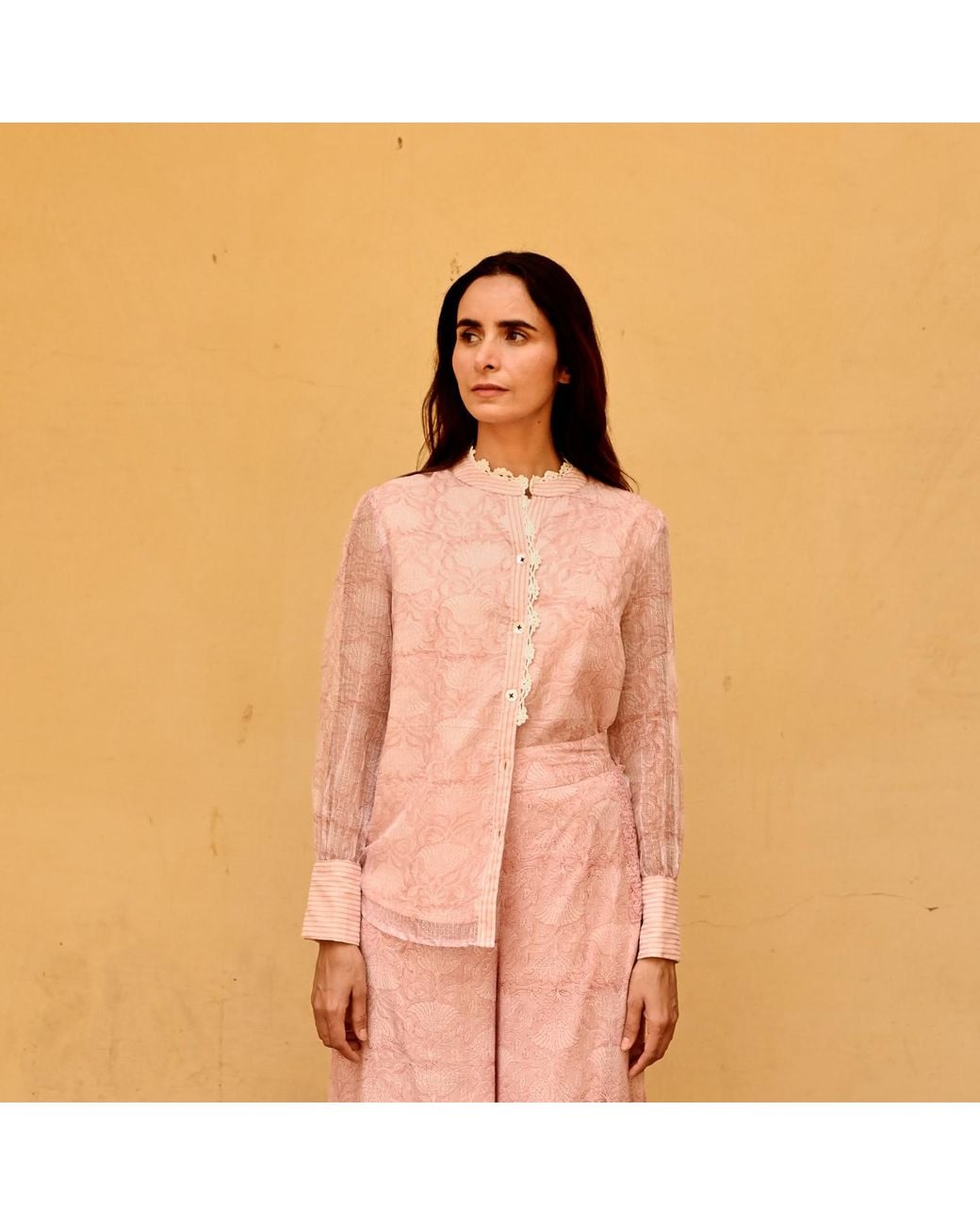 Liminal Pink Bloom Blouse