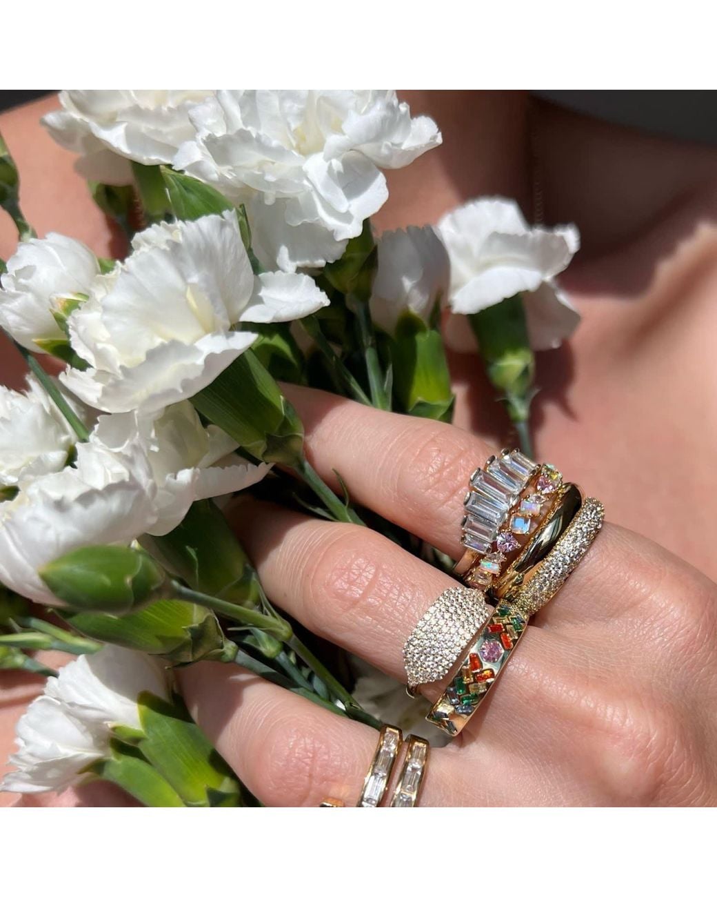 Native Gem Metallic Alix Ring