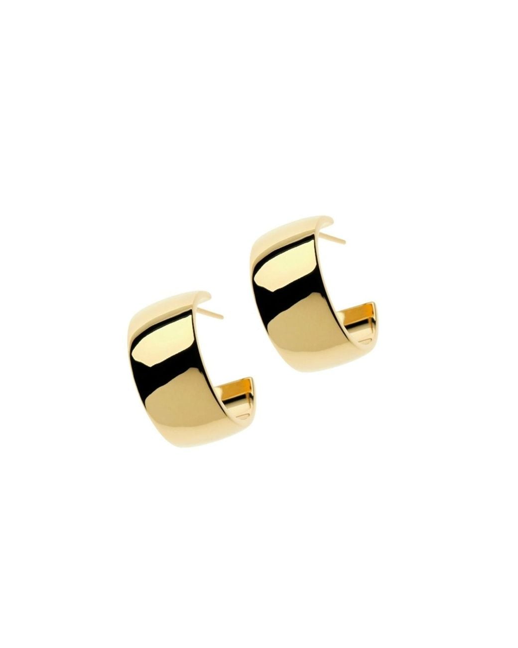 Emma Holland Jewellery Metallic Polished Hoop Earrings