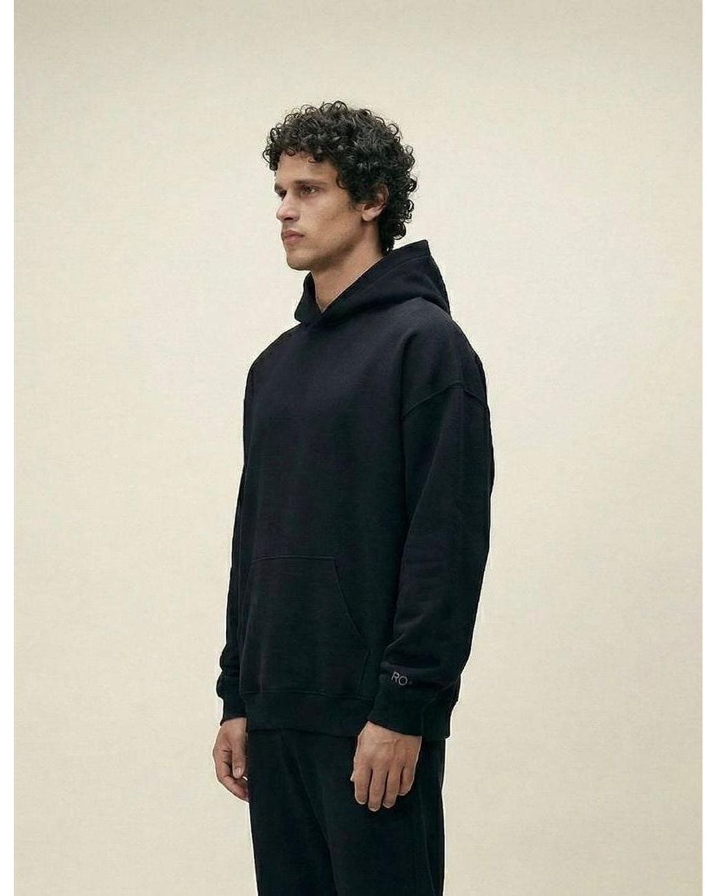 ROAV Black The Park Oversized Hoodie for men