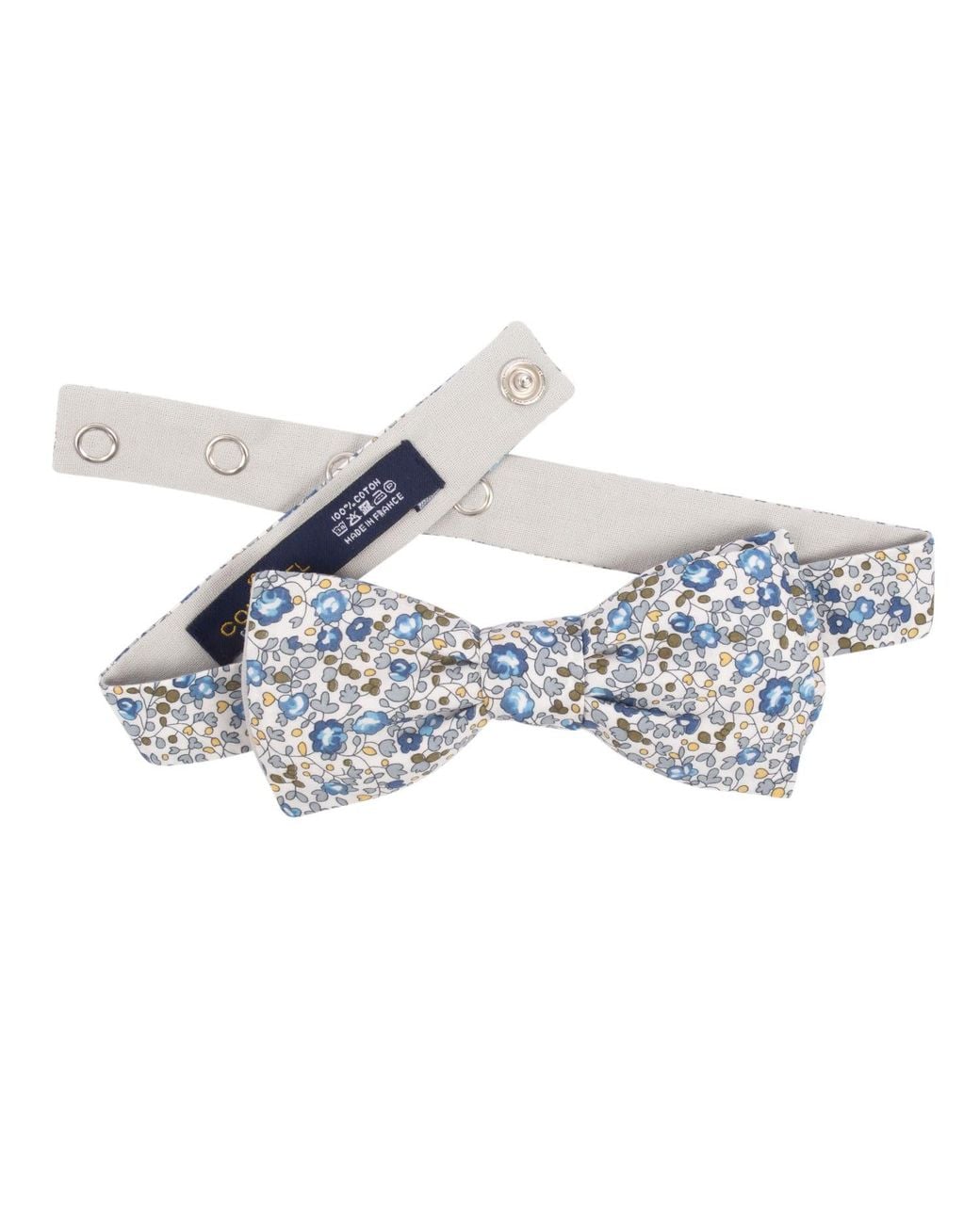LE COLONEL Blue Liberty Eloise Chardon Bow Tie for men