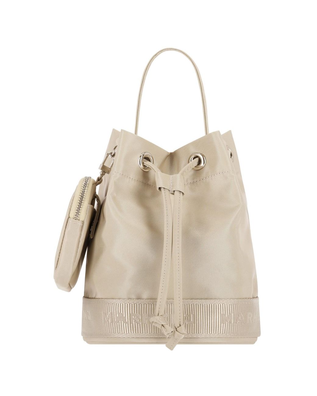 MARHEN.J Natural Neutrals Recycled Nylon Bucket Bag