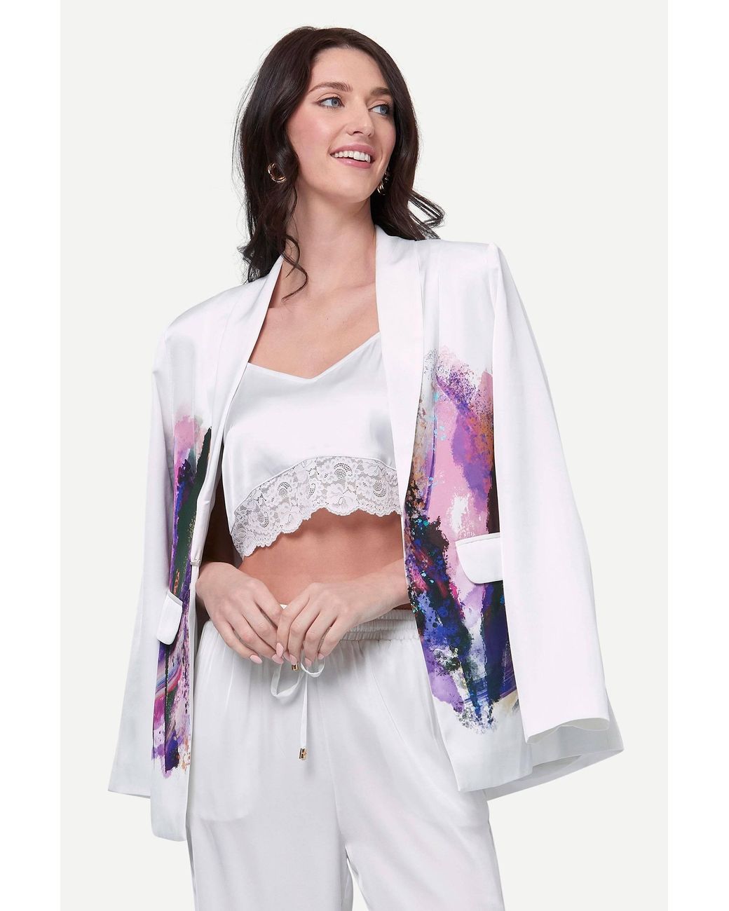 Zafur Purple Mayfair Blazer