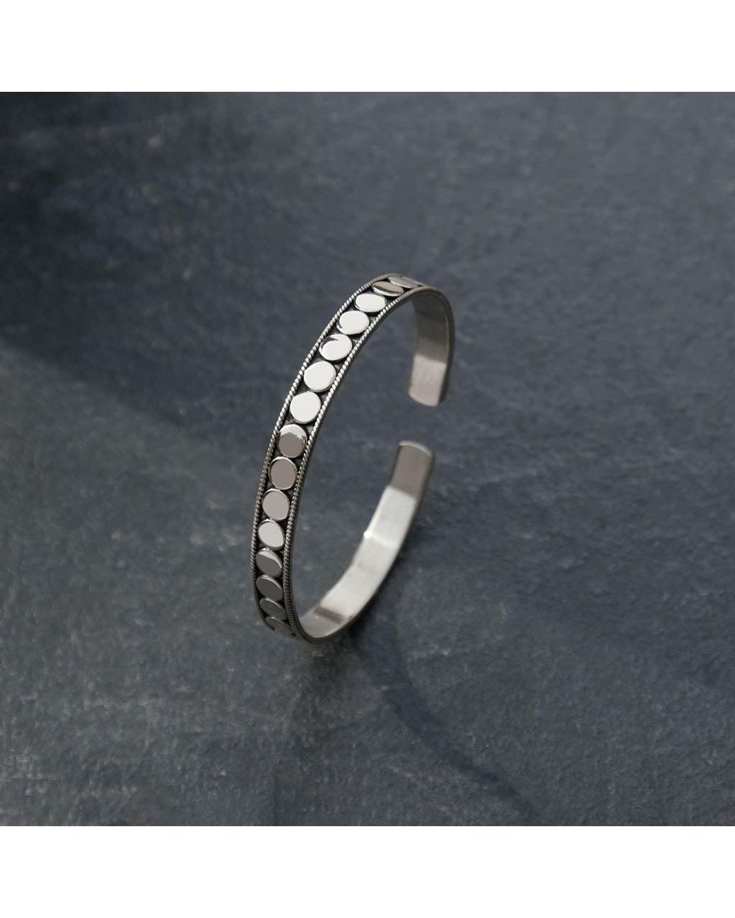Charlotte's Web Jewellery Metallic Maharaja Cuff Bracelet for men