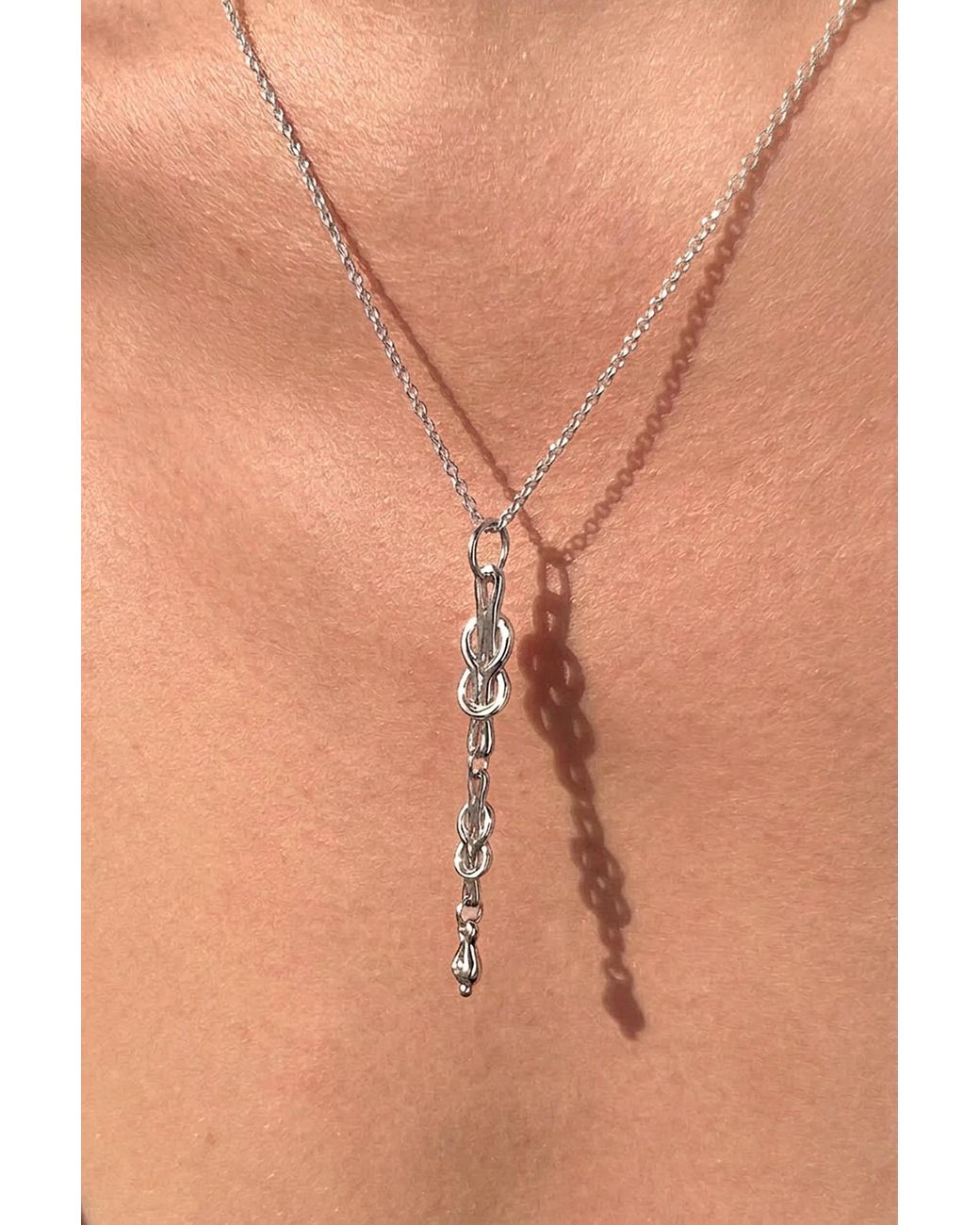 Astor & Orion Metallic Hecate Lavalier Necklace Sterling