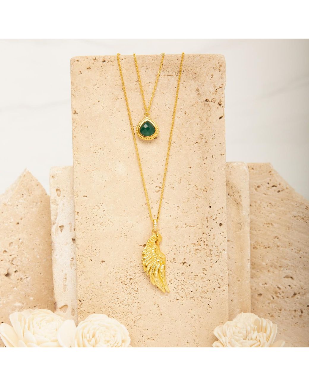 Seven Saints Metallic Archangel Raphael Angel Of Healing Necklace