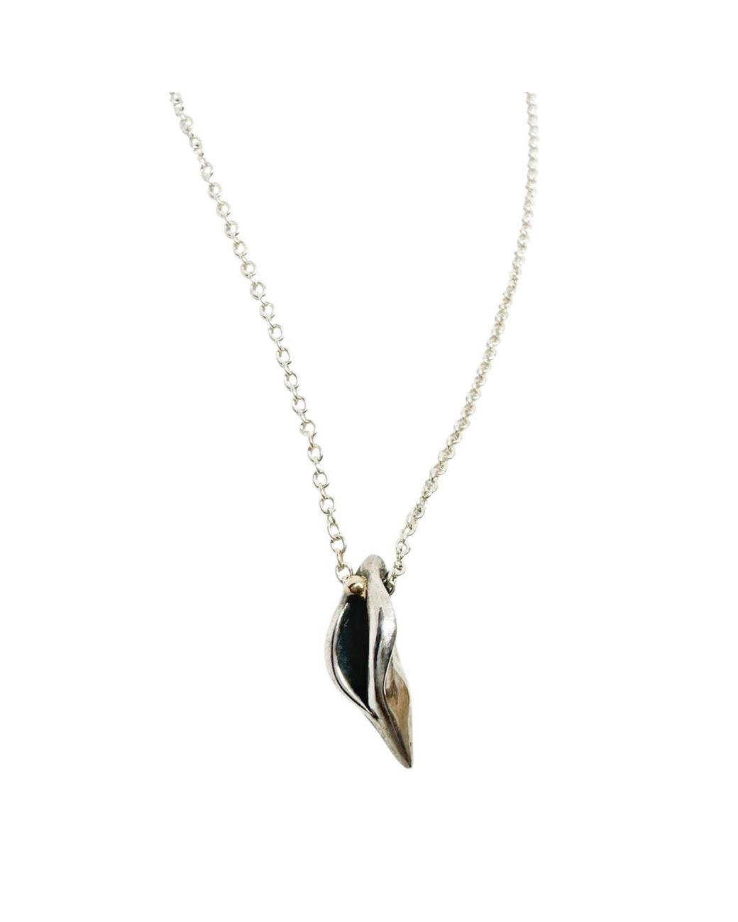 Tg-Jewellery by Tamara Gervasio Metallic Erotika Small Pendant Recycle Sterling Chain