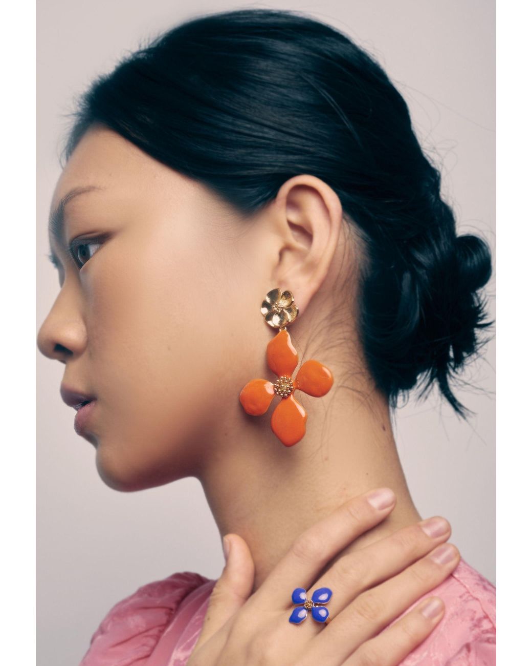 Lavani Jewels Orange Cassia Earrings