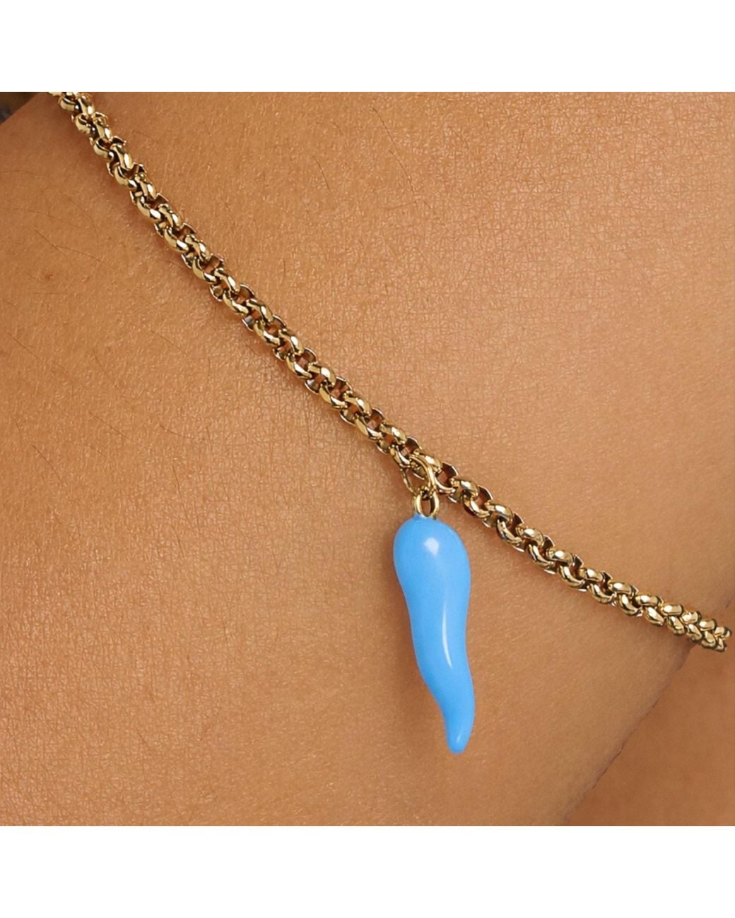 Unaloe Metallic Elegant Sky Horn Bracelet