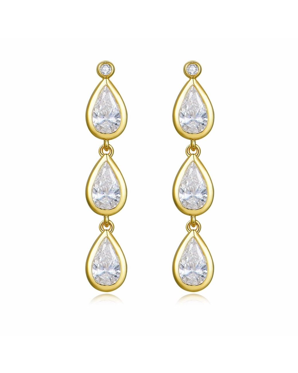 Kai Fine Jewelry Metallic Solid Lab Grown Diamond & Freshwater Pearl Venus Tears Convertible Drop Earrings