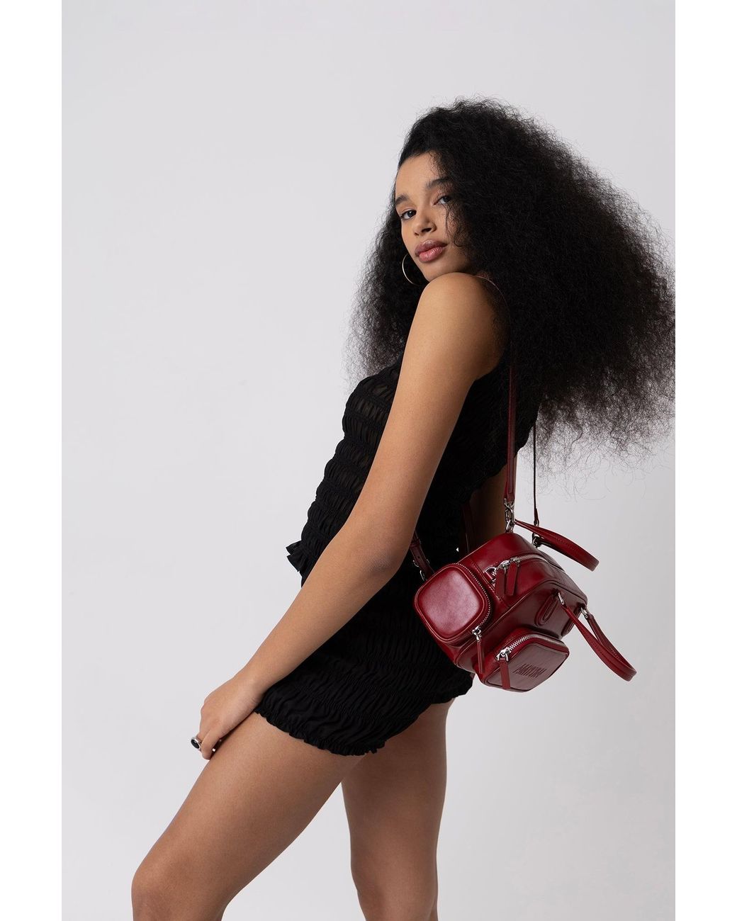 Amy Lynn Red Kobe Tote Backpack