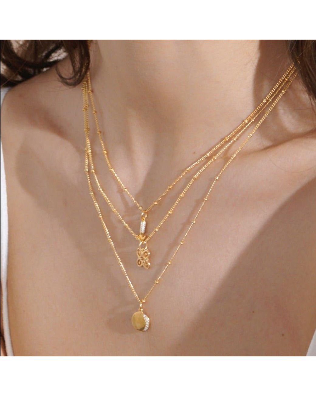 With Love Darling Metallic Eclipse Necklace