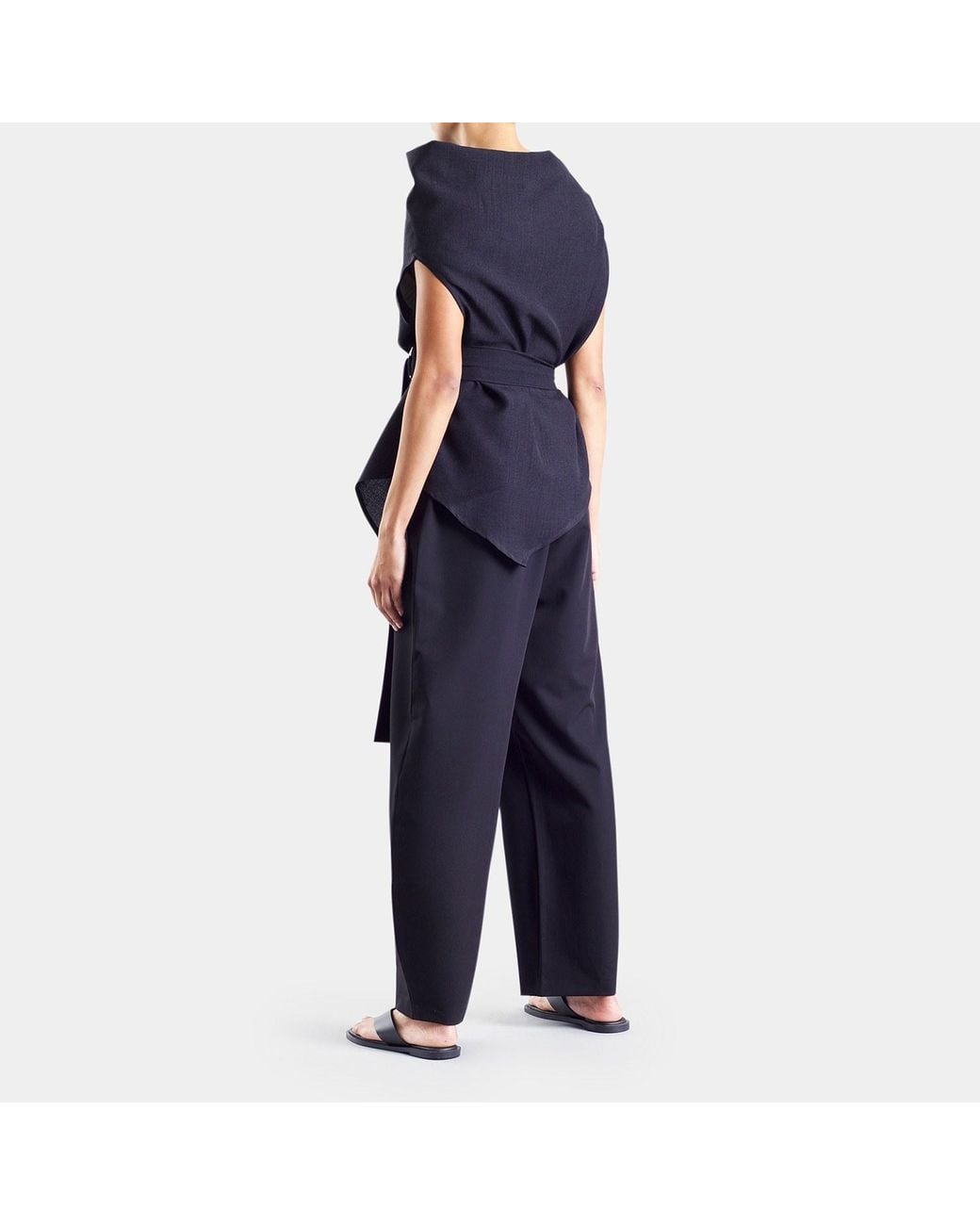 Meem Label Blue Theo Asymmetric Top