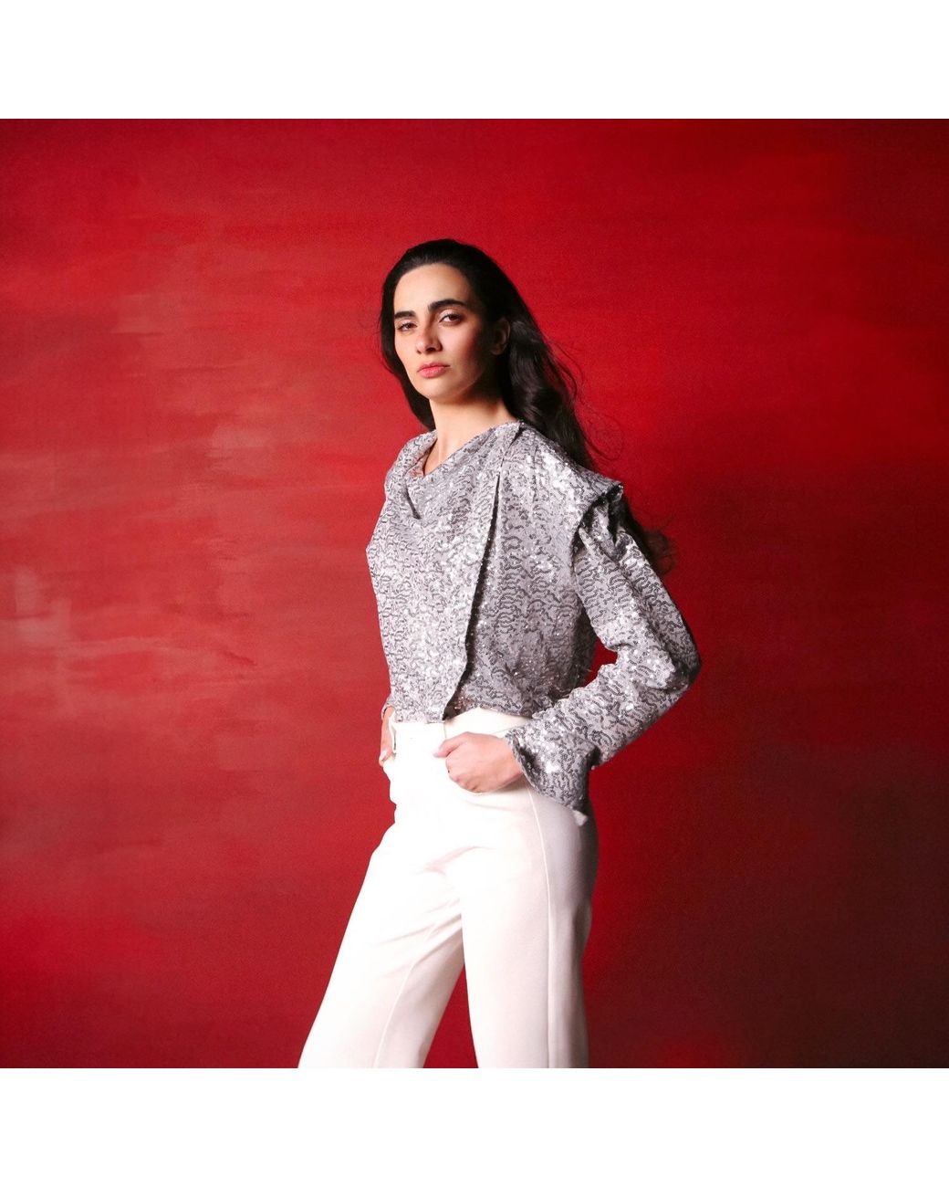 Madebyza White Blush Radiance Blouse