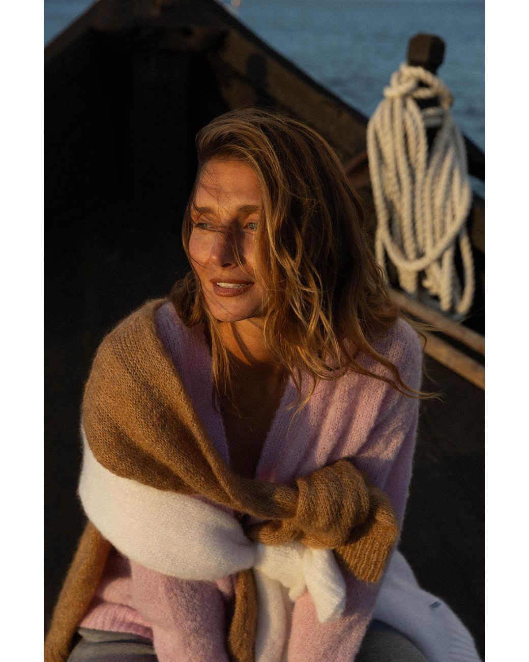 SALANIDA Pink Melody Mohair Cardigan