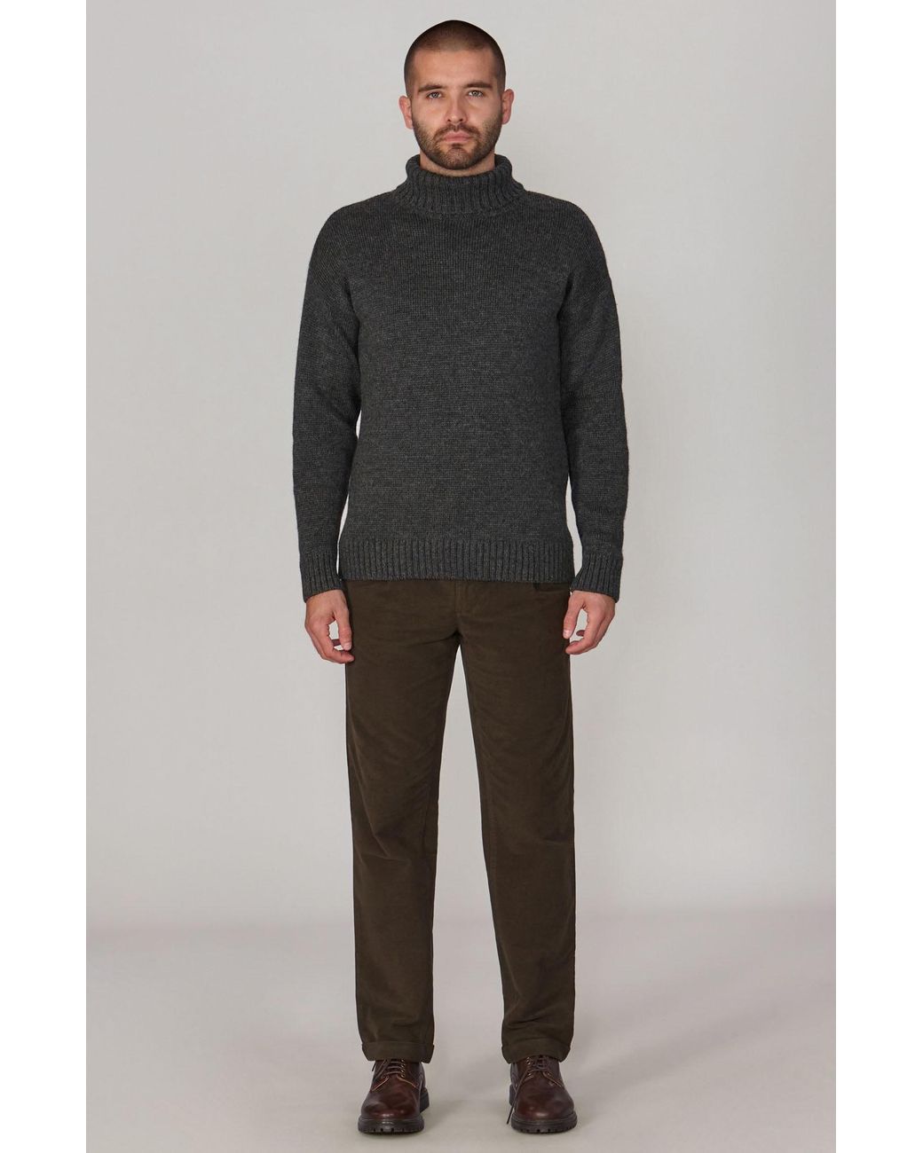Paul James Knitwear Gray The Modern Submariner for men