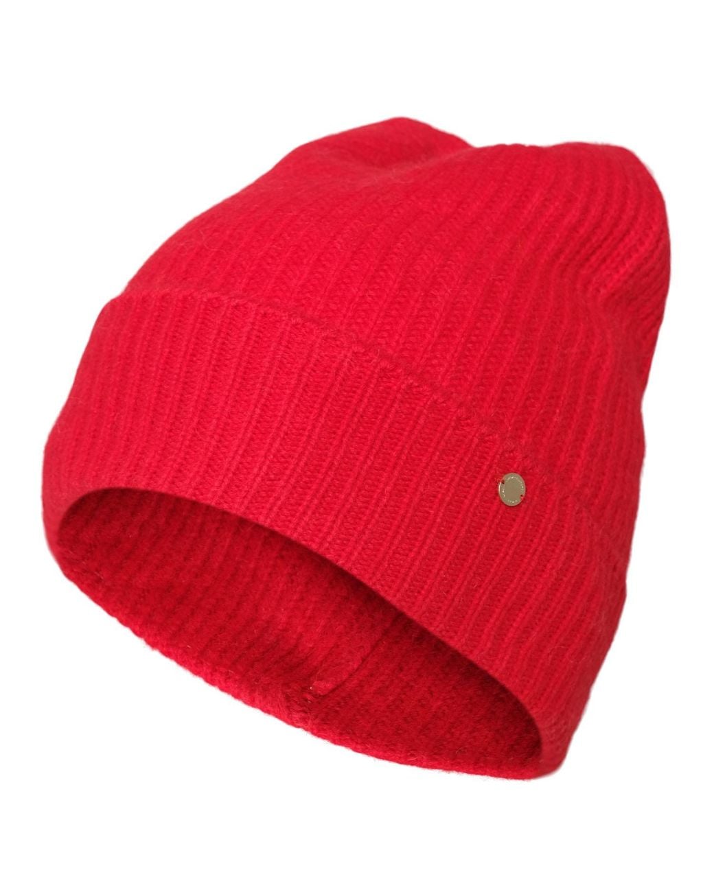 tirillm Red Holly Rib Knitted Cashmere Hat