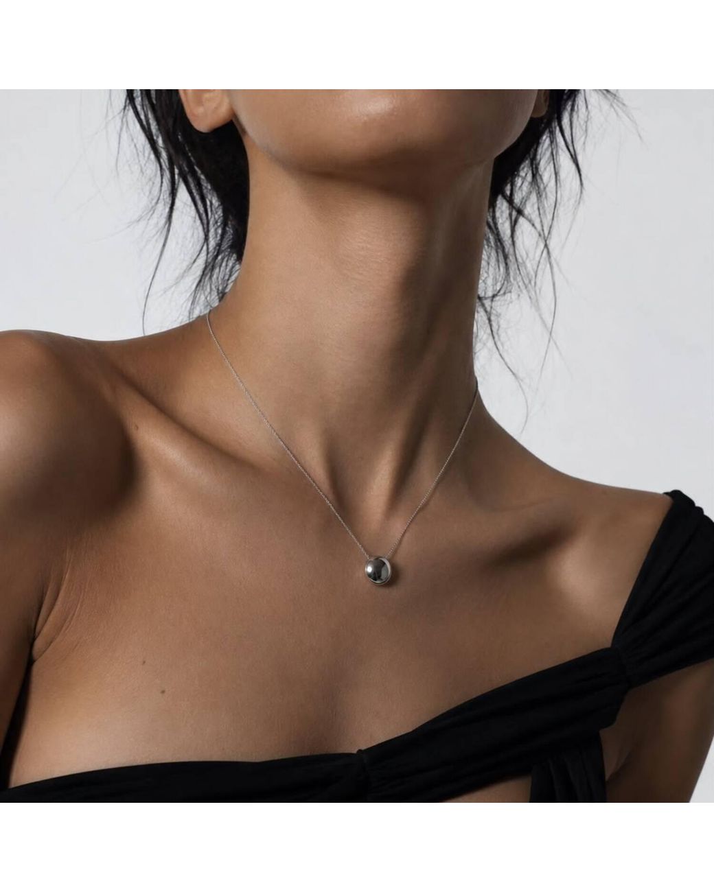 Bold Manifest Designs Metallic Geometric Pendant Necklace X Pill
