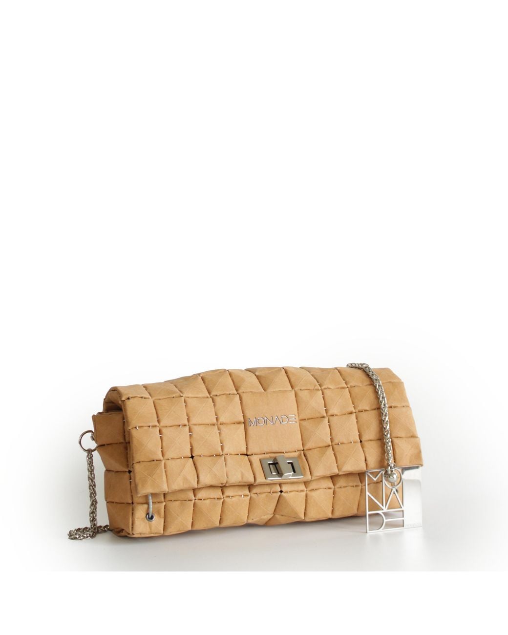 Monade Metallic Pouch Bag Matte Dune_