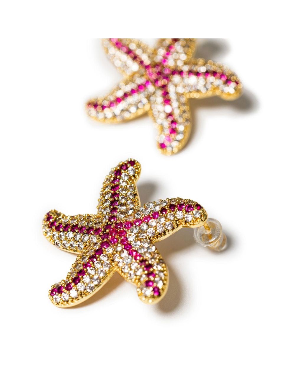 Kybele Studio Pink Starfish Earrings