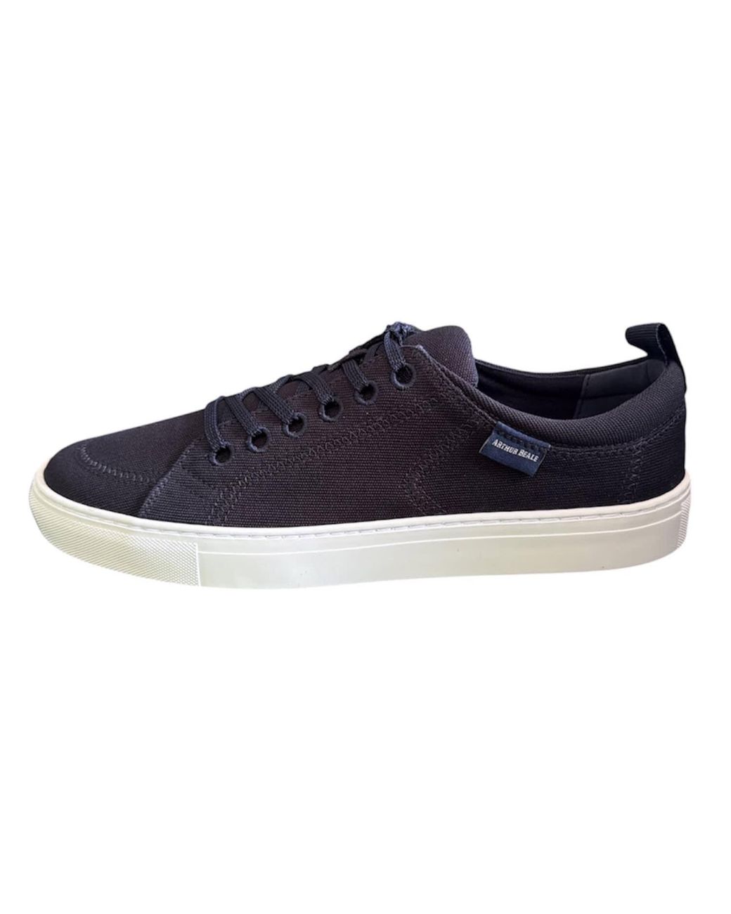Arthur Beale Blue Canvas Deck Shoe for men