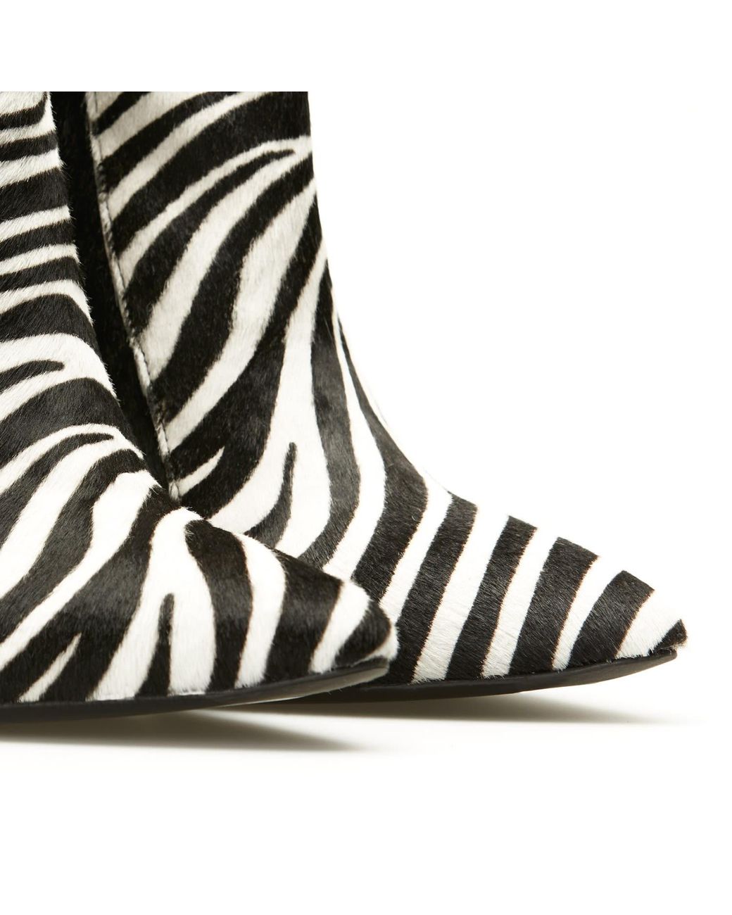 Rosamund Muir London Black Pietra & Zebra Print Calf Hair Boots