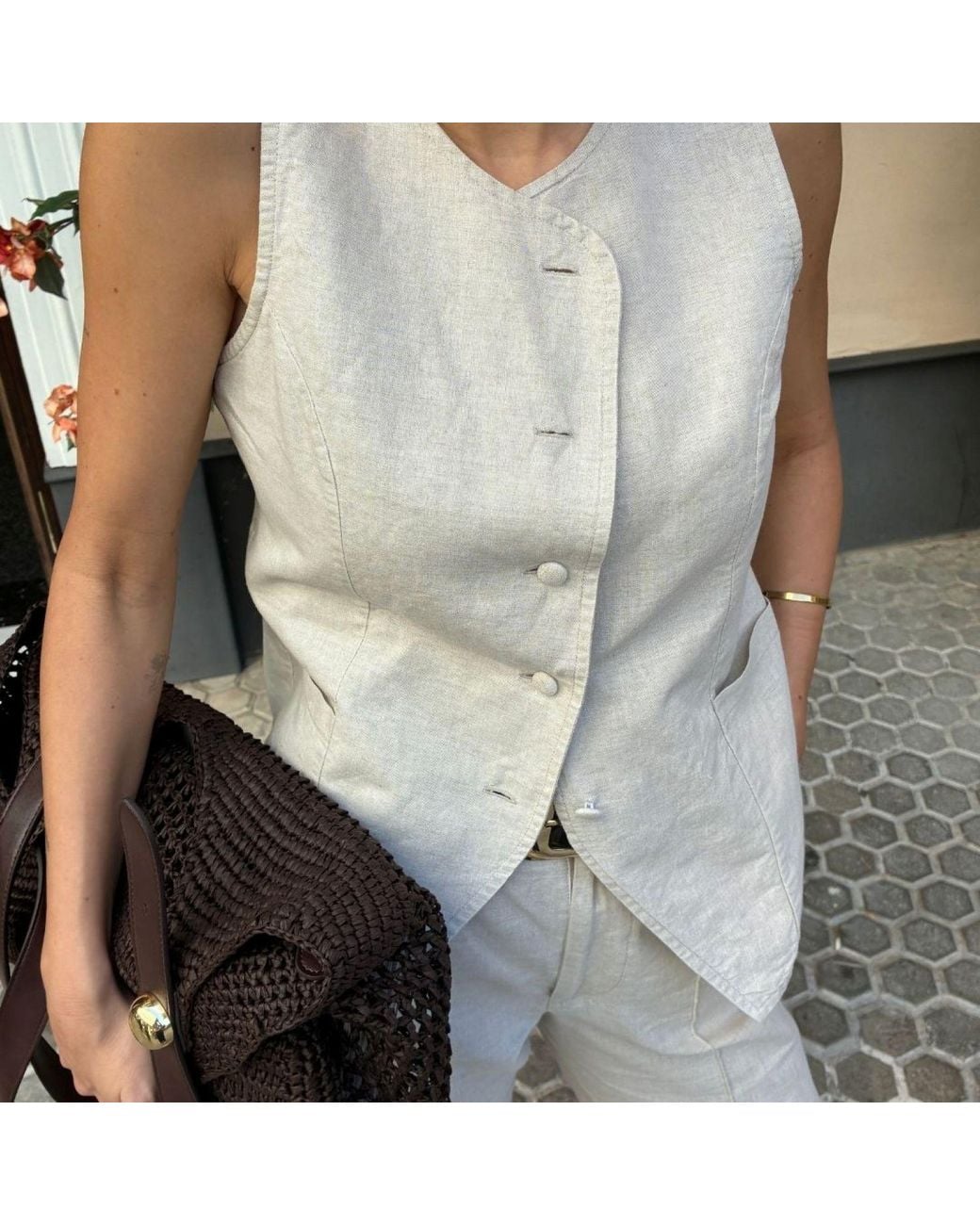 Mimhi Maison Natural Neutrals Sienna Set – Linen & Cotton Blend