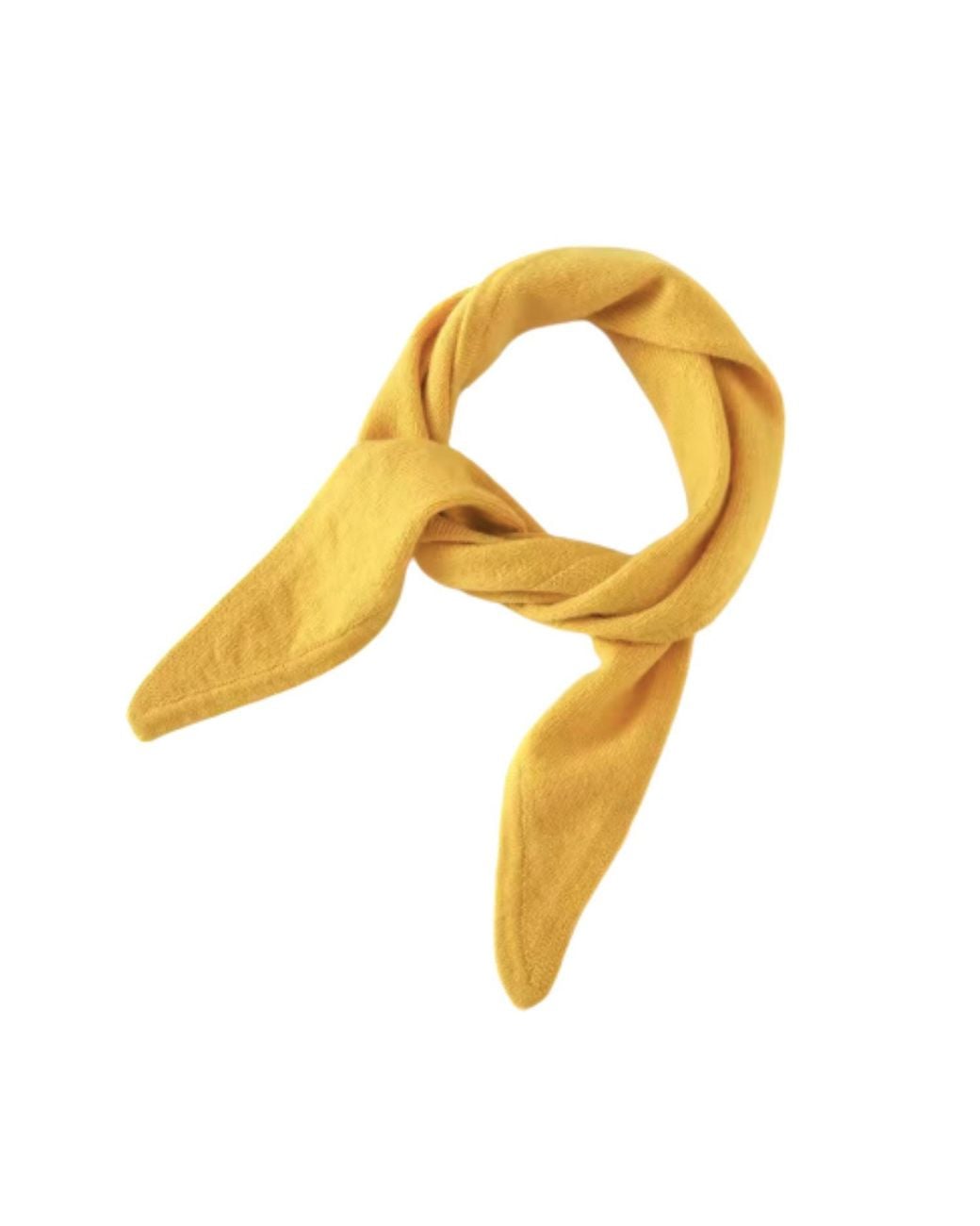 My Little Nature Metallic Wool & Cloud Triangle Cashmere Skinny Scarf