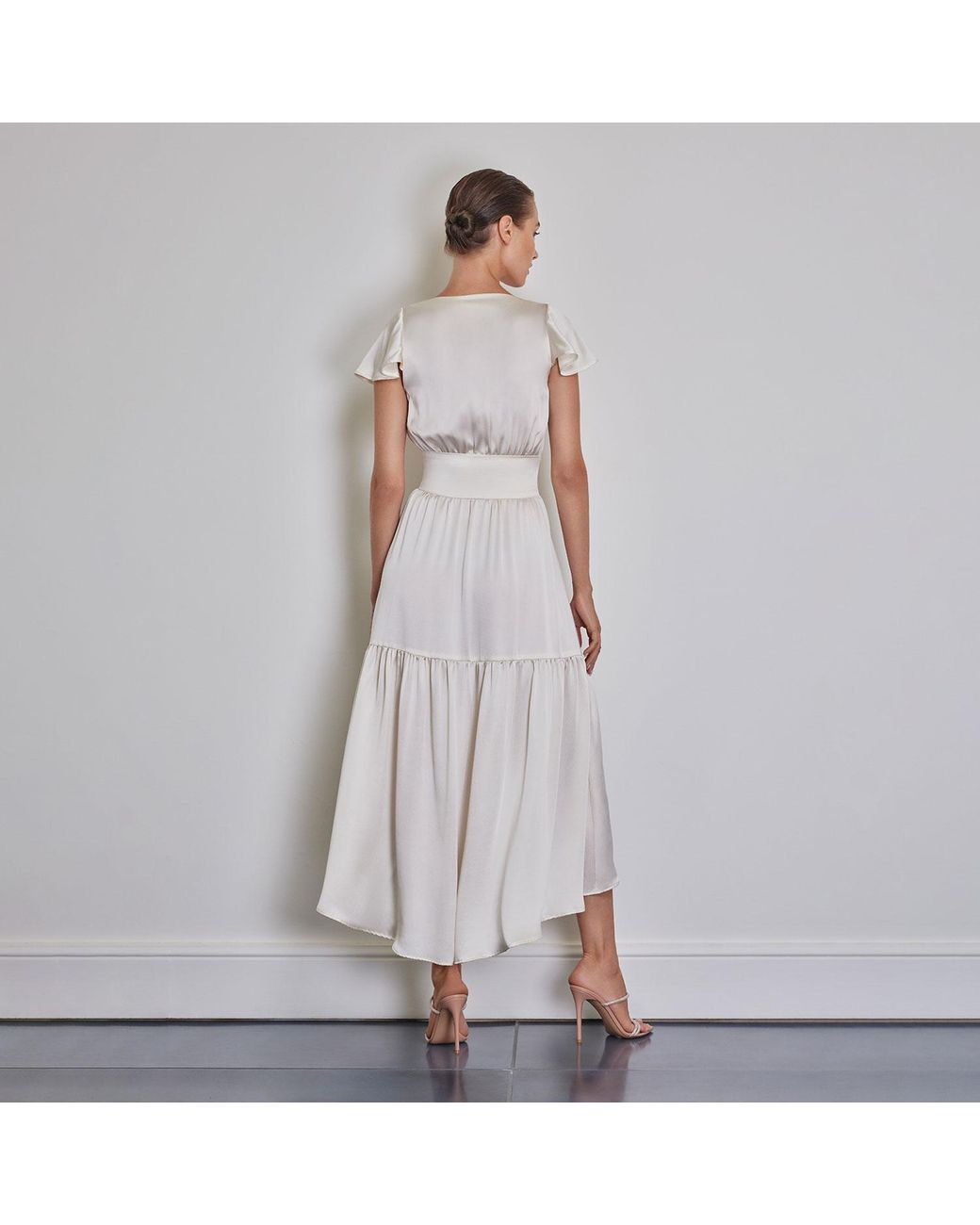 Anse Victorin Natural Marilyn Silk Dress
