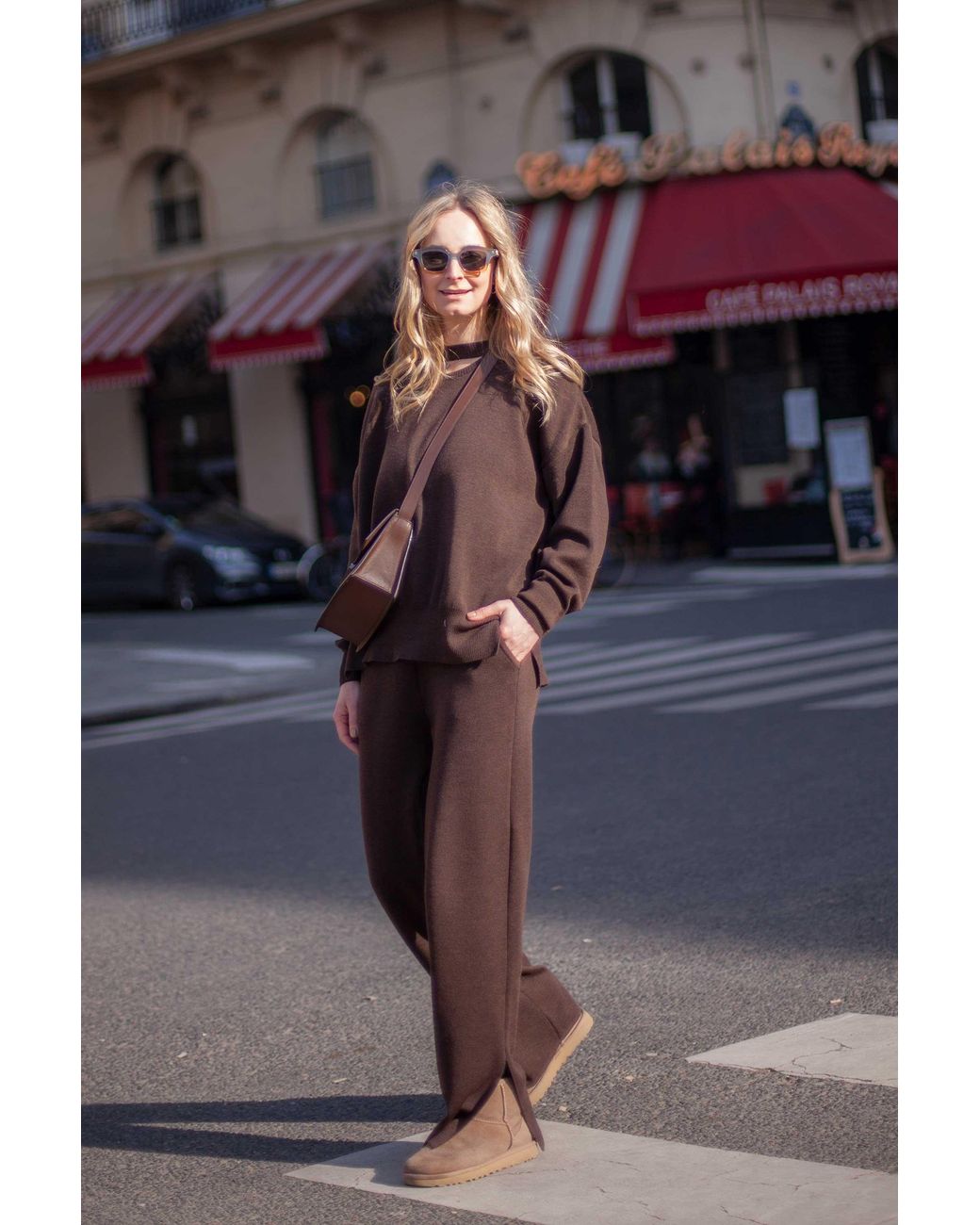 SALANIDA Brown Rotondo 100% Merino Jumper Chocolate *Limited Edition