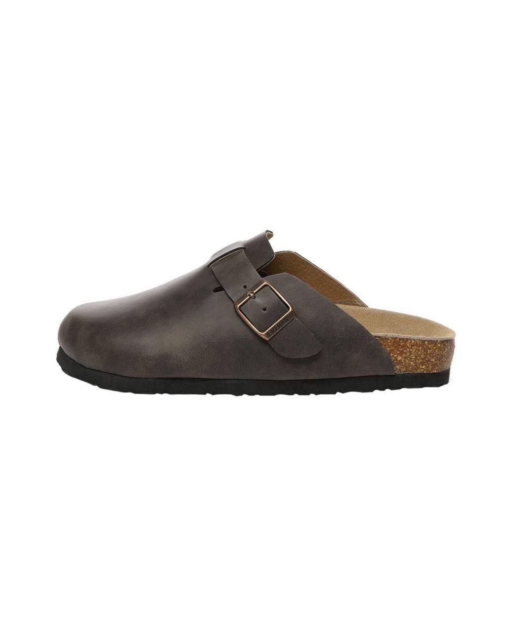 EverAu Australia Brown Pintail Leather Comfort Clog Sandals