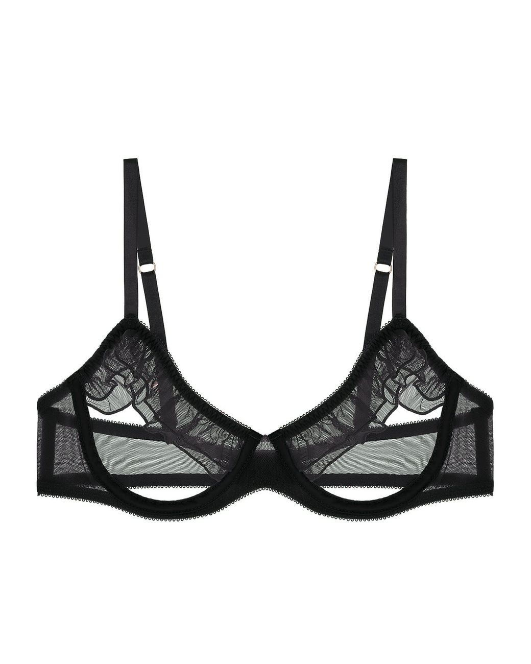 Journelle Black Odette Open Cup Bra