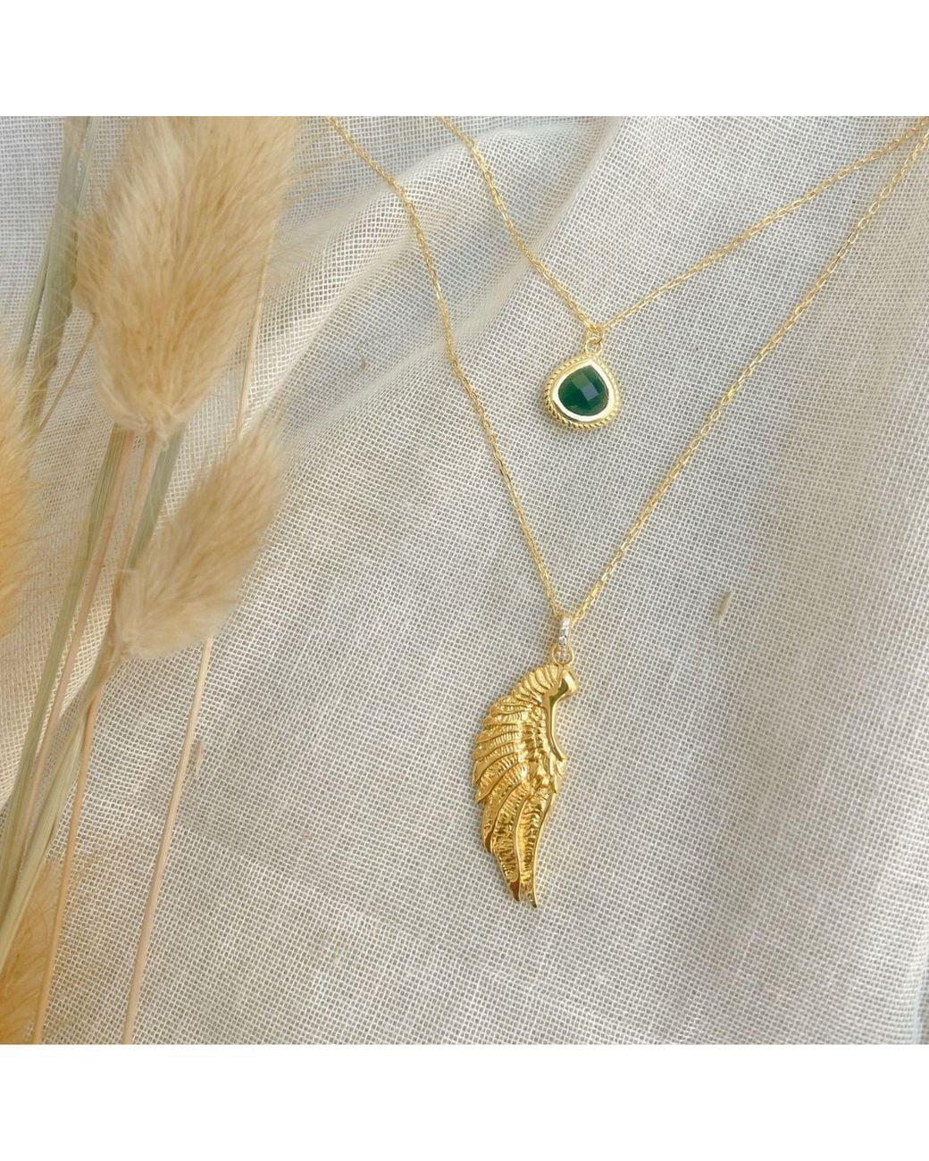 Seven Saints Metallic Archangel Raphael Angel Of Healing Necklace