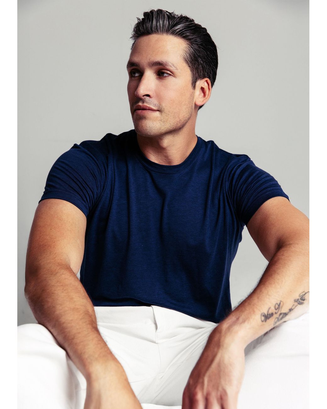 Bdxy Studio Blue The Actor T-Shirt for men
