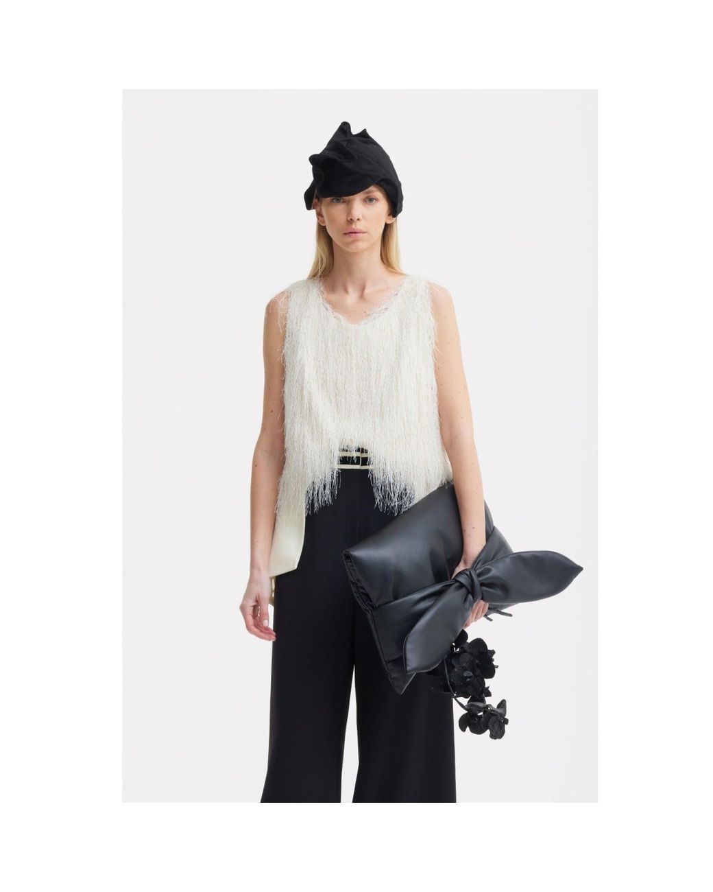 Julia Allert Black Headpiece – Evening Mini Hat Style
