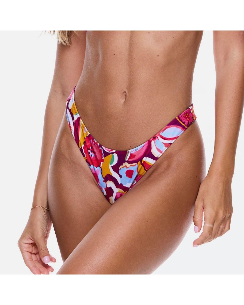 Sunkissed Red Le Bas Cheeky Bikini Bottoms