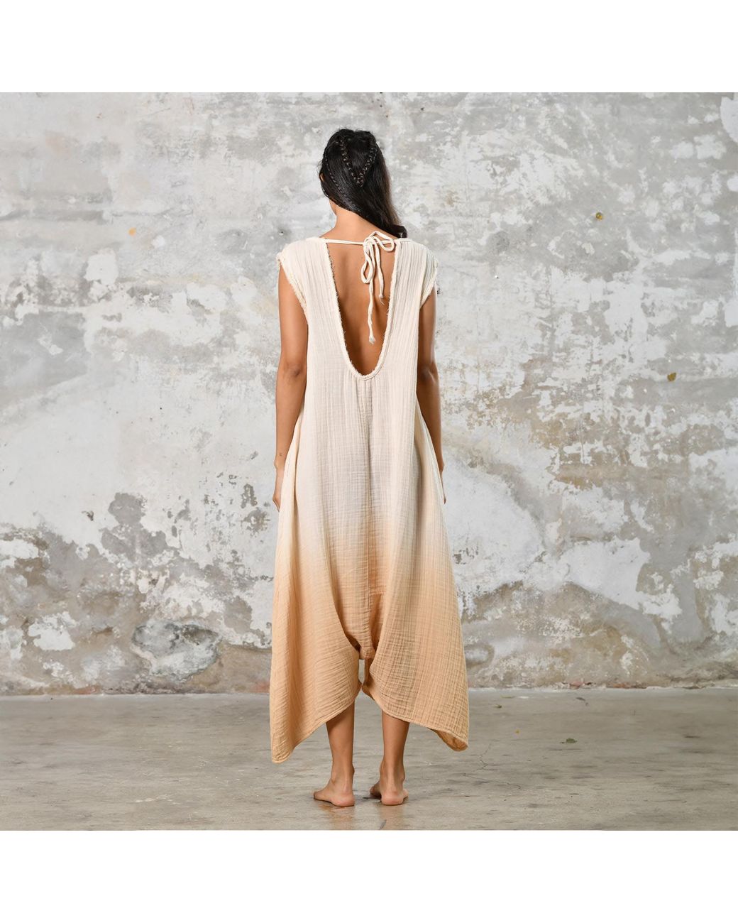 Zhenabia Natural Neutrals Grace Jumpsuit
