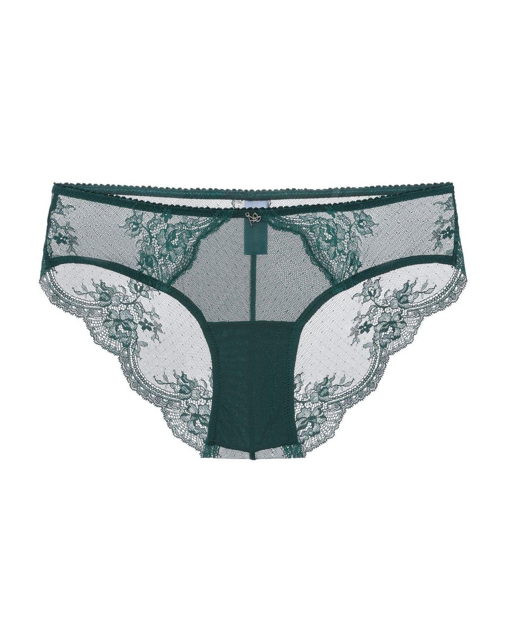 Amour D'agnette Gray Kim Stretch Lace & Mesh Cheeky