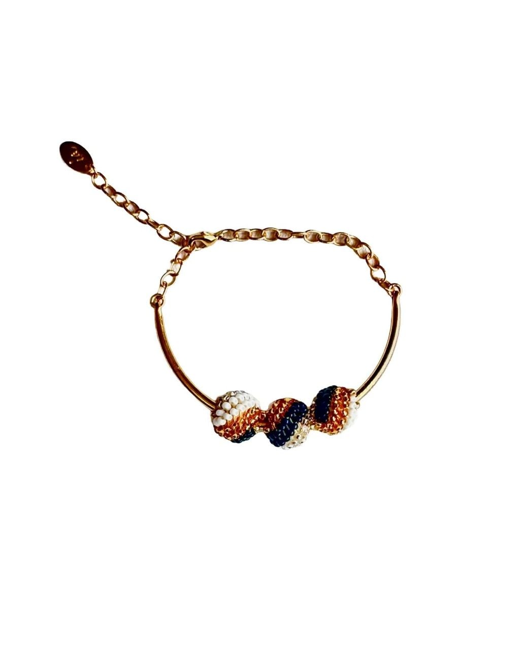 Iliana Arrazola Metallic Magic Ball Bracelet, And, Glass Beads, Beaded Jewelry