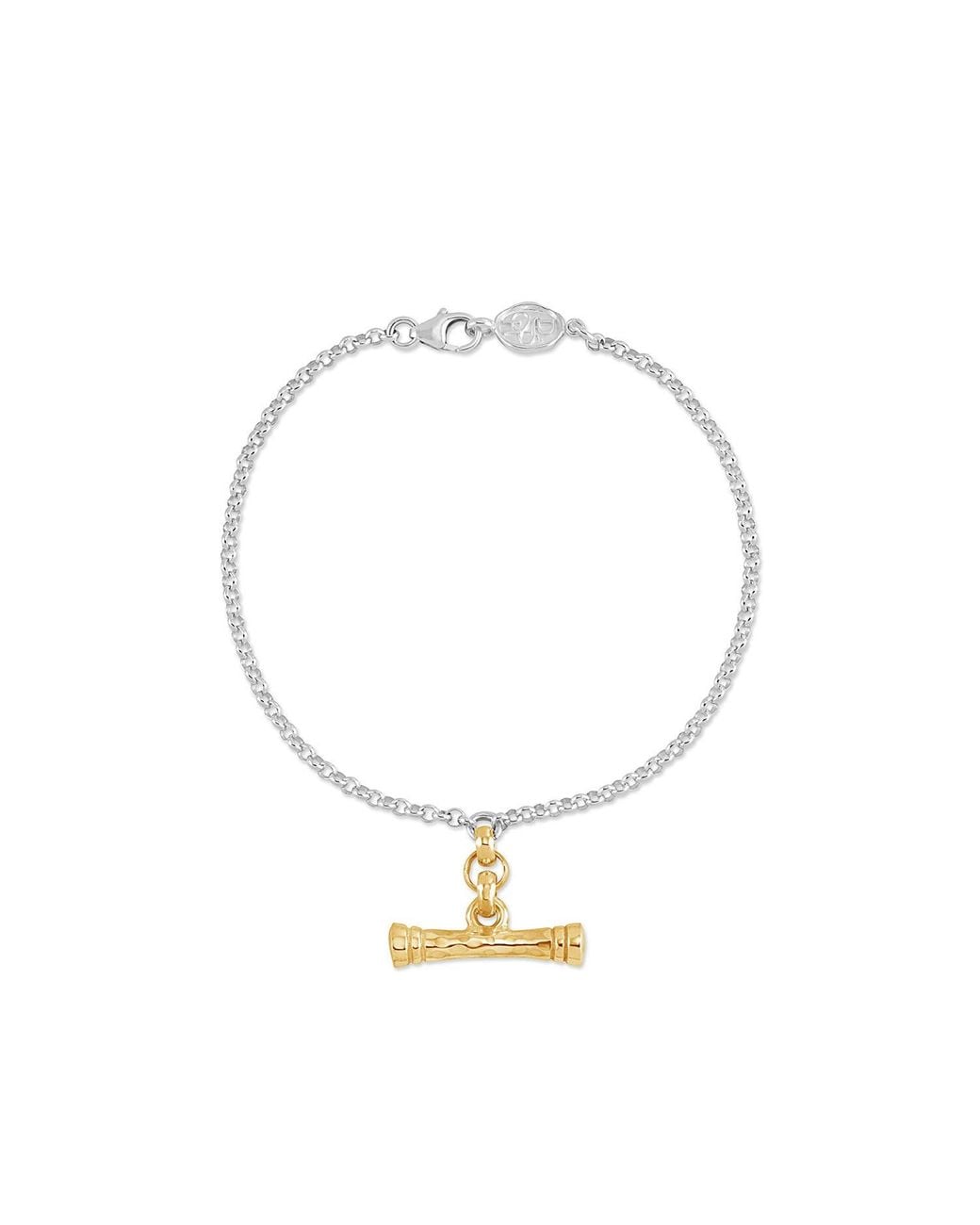 Dower & Hall Metallic Nomad T-Bar Chain Bracelet
