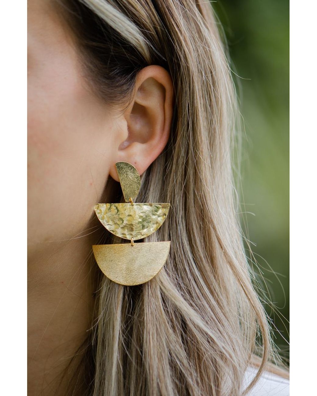 Marcia Moran White Brynlee Earrings