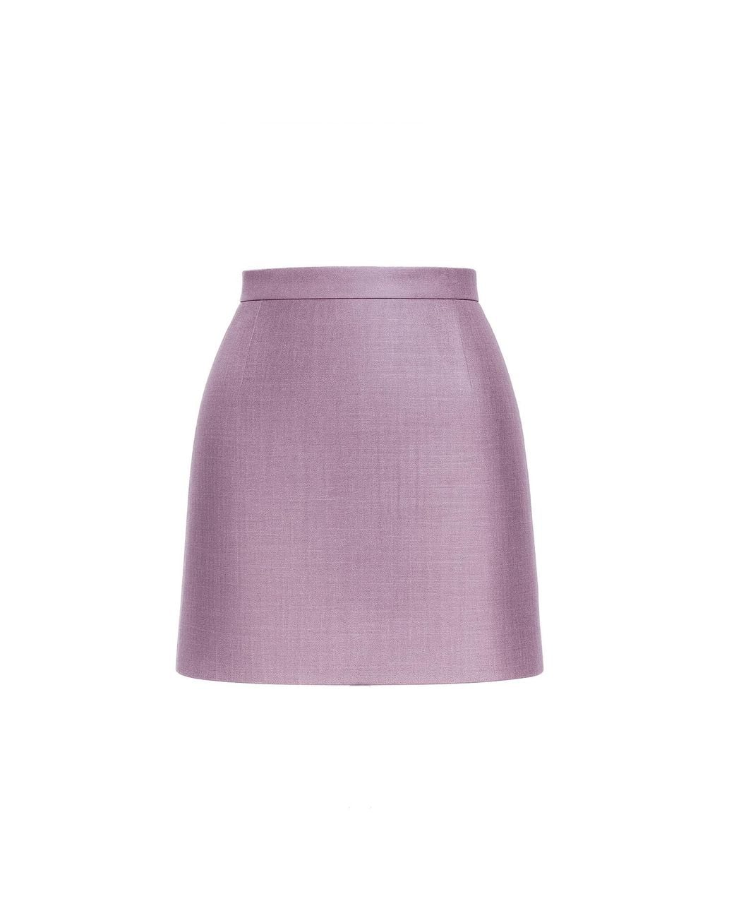 Richa Sharma Purple High-Waist Mini Skirt