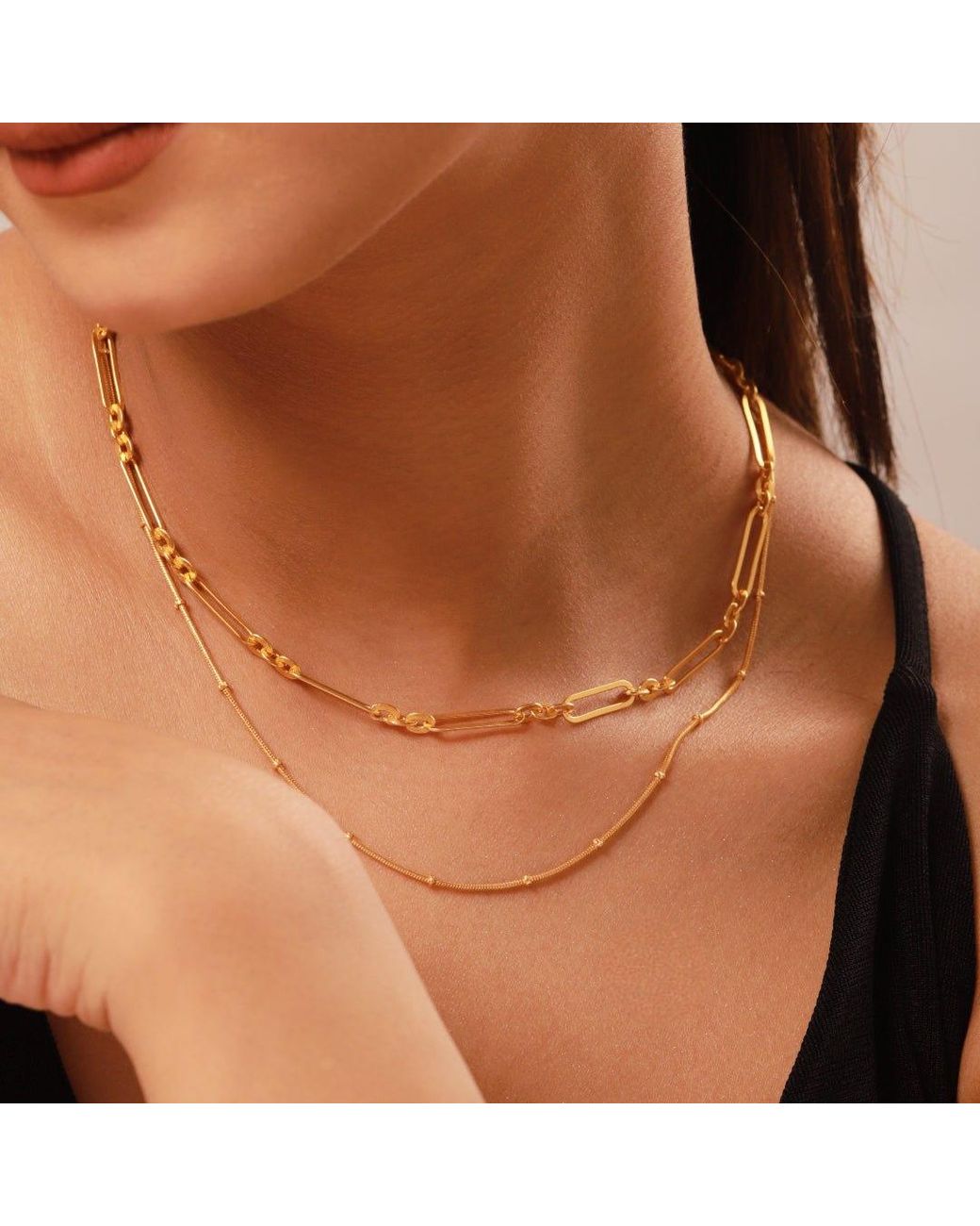 GEM BAZAAR Metallic Glimmer Chain