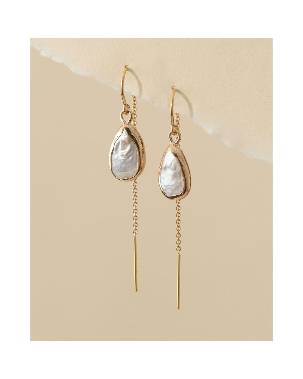 SET & STONES White Carrie Threaders